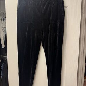 Black Velvet Pants